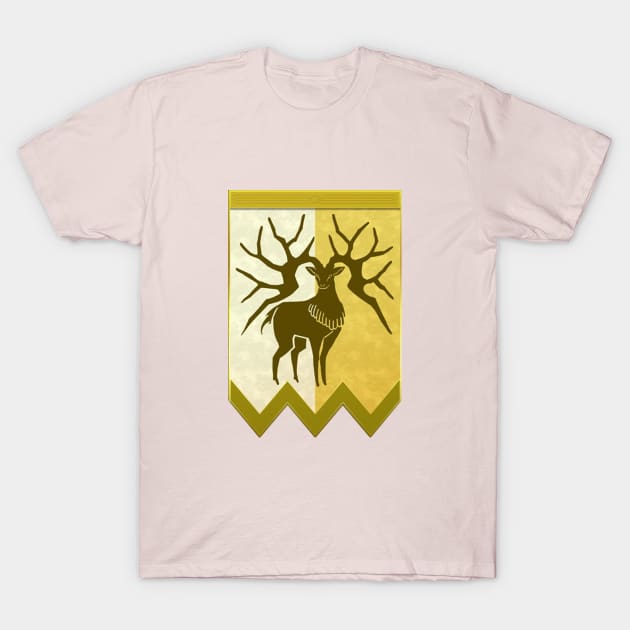 Golden Deer Emblem T-Shirt by putrikarina